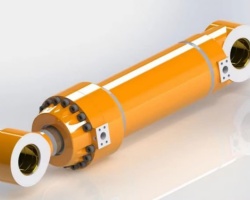 Hydraulic Cylinder 130-3263  D11T  Ripper tilting oil cylinder - Right